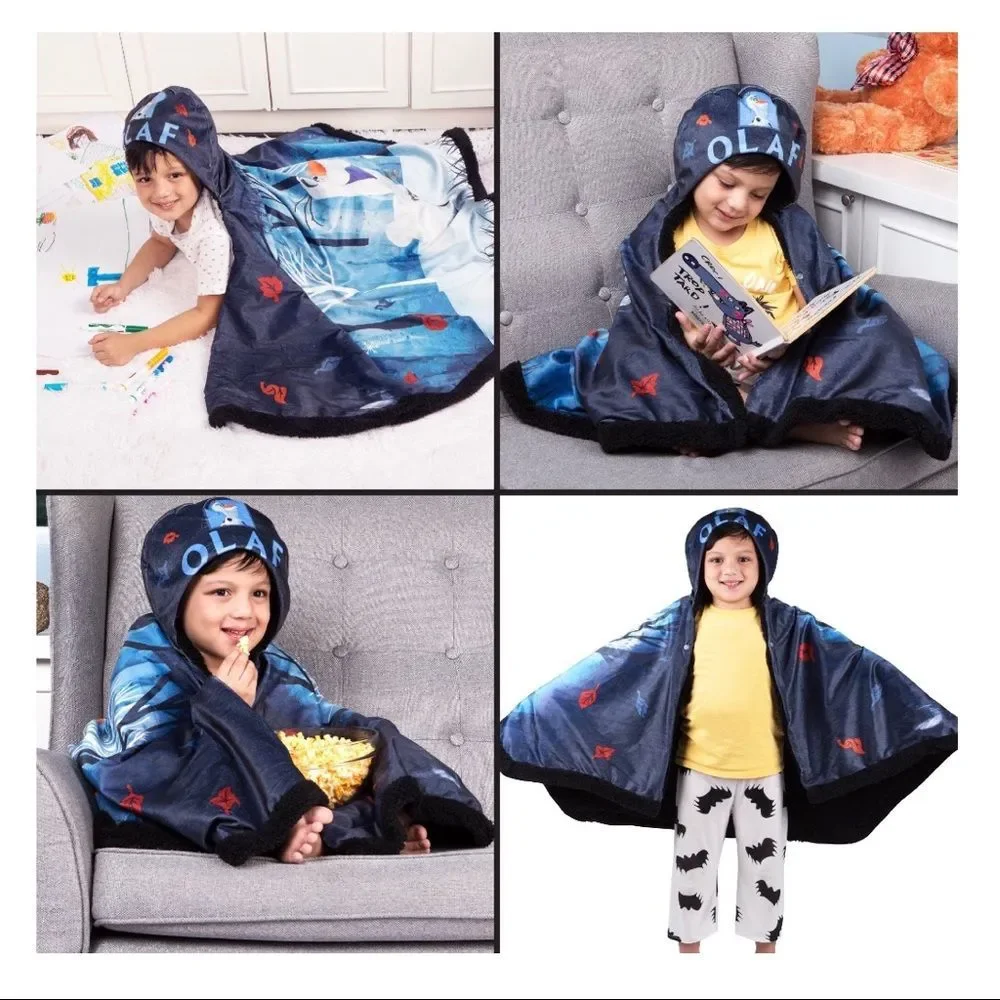 Frozen II Olaf Snuggle Wrap, Hoodie Blanket